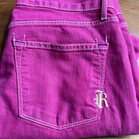 NWOT Rich & Skinny Pink Jeans - Picture 2 of 3
